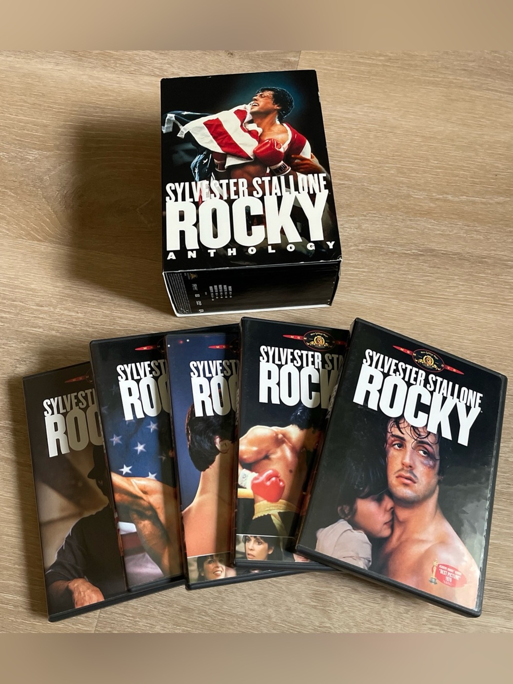 Sylvester Stallone Rocky Anthology 5 disc box set